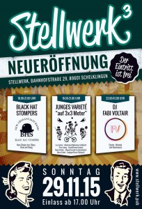 Plakat Eröffnung Stellwerk Schelklingen